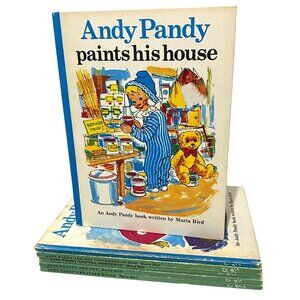 Andy Pandy Hardcover Childrens Picture Book Lot of 6 Vintage 1970s British